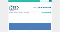 Desktop Screenshot of ceed-kosovo.org